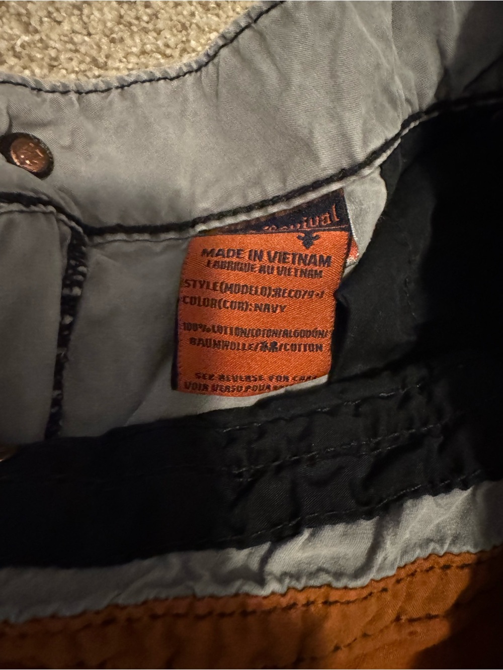 Rock Revival Cargo Shorts Mens 38 Gray Black Stitch Streetwear Y2K Skate - Read - Picture 6 of 7